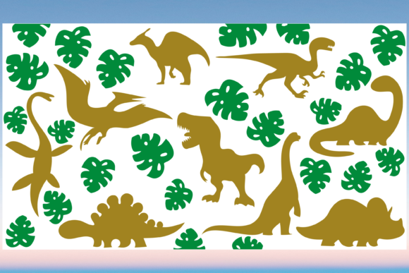 Dinosaurs Monstera 20oz Wrap SVG: Graphics & Print Review