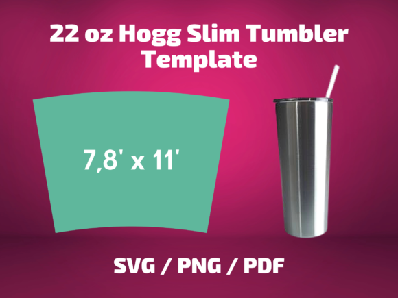 Hogg 22 Oz Slim Tumbler Graphics & Print Templates Review