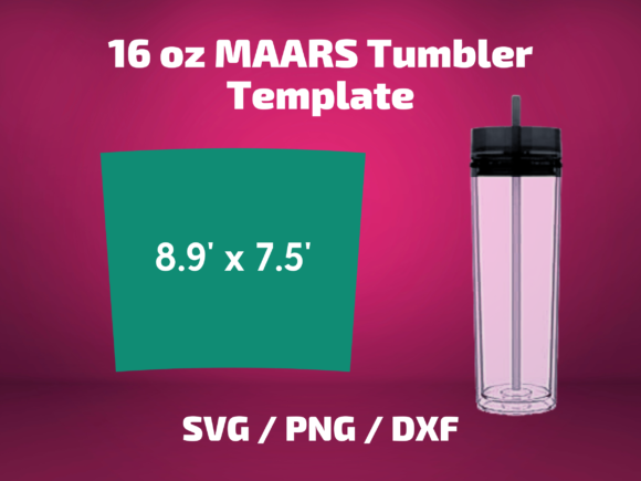 MAARS 16: A Designer’s Look at the 16 oz Skinny Tumbler Template
