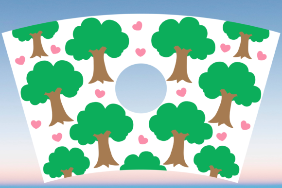 Tree Forest Starbucks Cup Wrap SVG: Graphics & Print Review