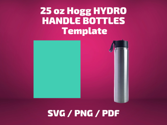 Tumbler Template Hogg 25 Oz Hydro: Graphics & Print Templates