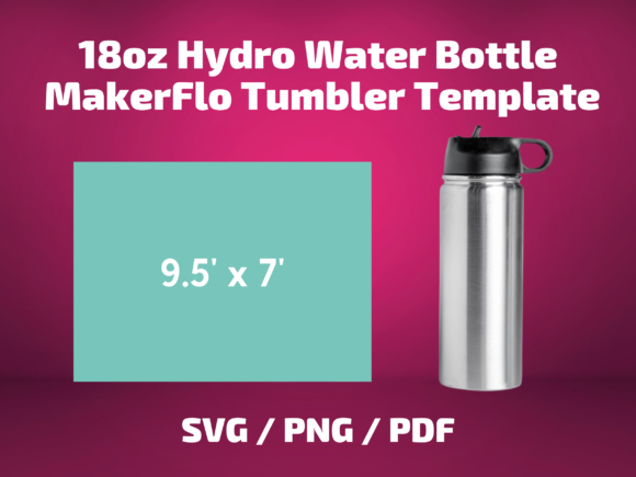 Tumbler Template Makerflo 18 Oz Hydro Graphics Review