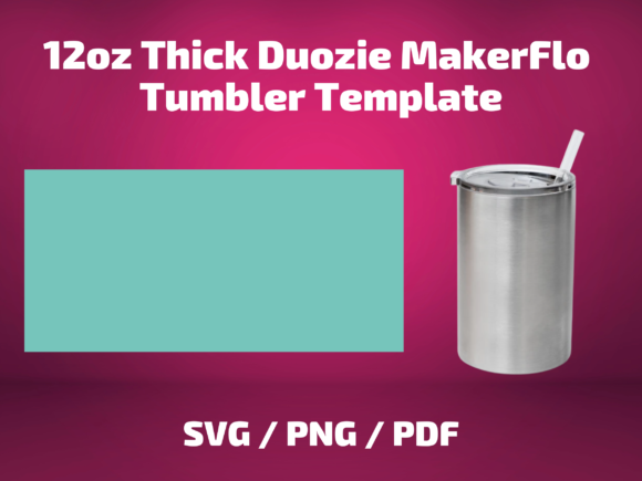 Tumbler Template Makerflo Thick Duozie Graphics Review