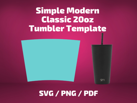 Tumbler Template Simple Modern Classic20: Print Graphics