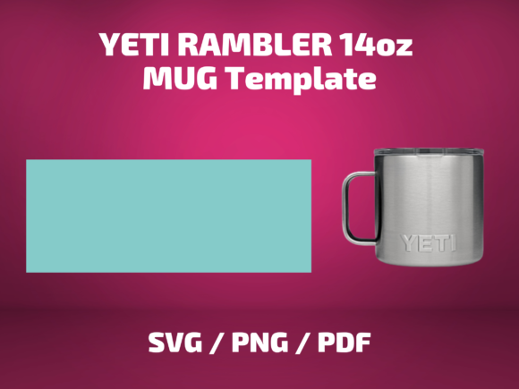 YETI RAMBLER 14 OZ Mug Print Template Graphics Review